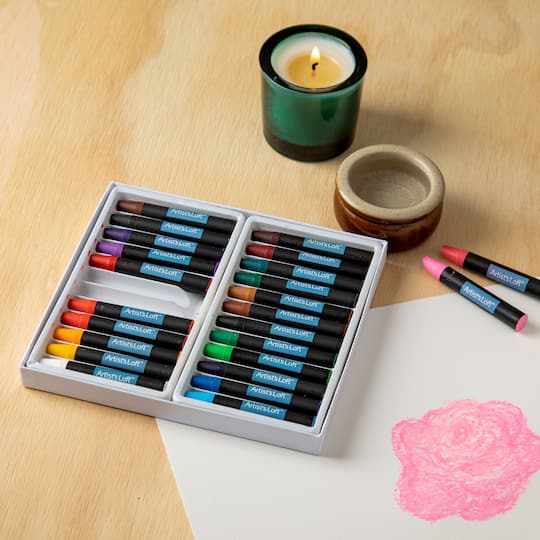 8 Packs: 24 ct. (192 total) Water Soluble Wax Pastels by Artist's Loft®